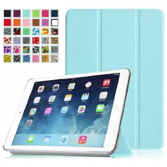 iPad Air 2 Case - Fintie SmartShell Case for Apple iPad Air 2 (iPad 6 6th Gen), Ultra Slim Lightweight Stand (with Smart Cover Auto Wake / Sleep) - Sky Blue