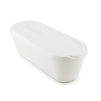 Tovolo Glide-A-Scoop Ice Cream Tub, White - 2.5 Quart