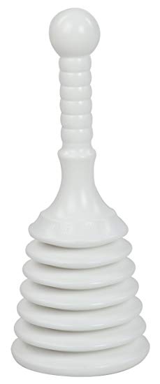 G.T. Water Products, Inc. MPS4-4 Master Plunger Shorty, White