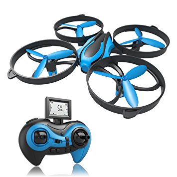 RCtown ELF II Mini Drone for Kids Headless Mode 3D 360° Flips & Rolls RC Quadcopter One-key Return 4 Channel 2.4GHz 6-Gyro Helicopter Remote Control