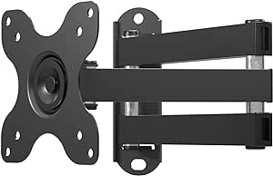 TV Wall Mount, Tilt Extend Rotate Swivel TV Wall Bracket for Most 13-30 inch LED/LCD/OLED/Plasma Flat & Curved TV up to15kg with VESA 75×75/100×100 mm, Full Motion TV Mount Vesa Wall Mount MA1330