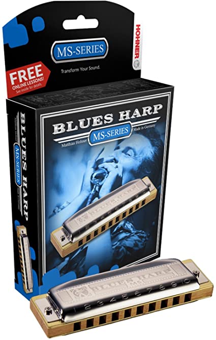 Hohner Blues Harp Harmonica, Key of Bb
