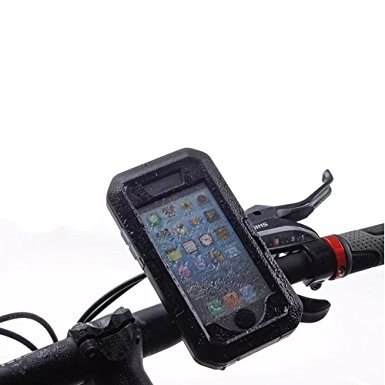 iPhone 6s Bike Mount CoCo@ Sport Bicycle/Motorcycle Waterproof Case and Mount, Multifunctional IPX8 Dustproof Shockproof Snowproof Case Holder for Apple iPhone 6/6s 4.7"(Black)