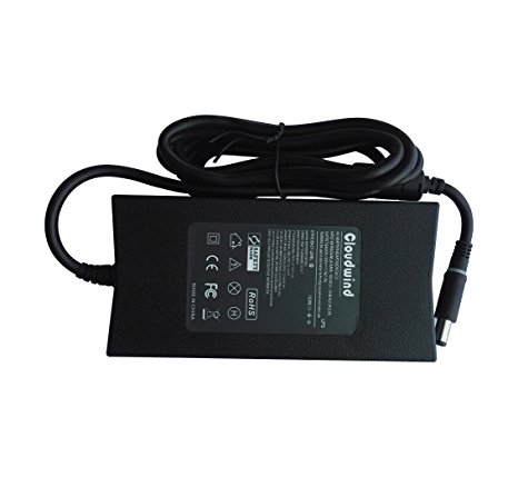 Cloudwind 7.7A 150W Slim Replacement Ac Adapter Charger-Battery Power Supply for Dell Laptop Alienware M15x / Alienware M14x Vostro 360 XPS 15 XPS 17 XPS M2010 Laptop Battery-Power-Supply Cord.