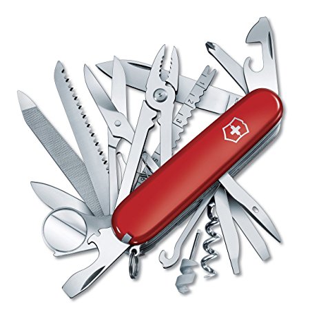 Victorinox Swiss Army Swiss Champ Pocket Knife (Red)