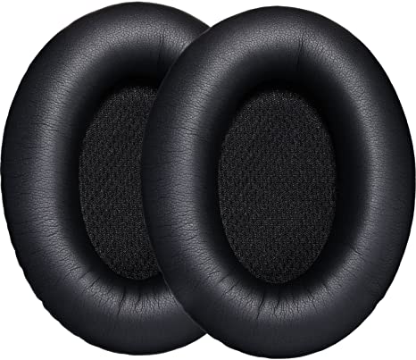 Replacement Earpads, Mudder 2 Pieces Foam Ear Pad - Cushion Repair for Bose Quietcomfort 2/15/ 25, Ae2, Ae2i - Black