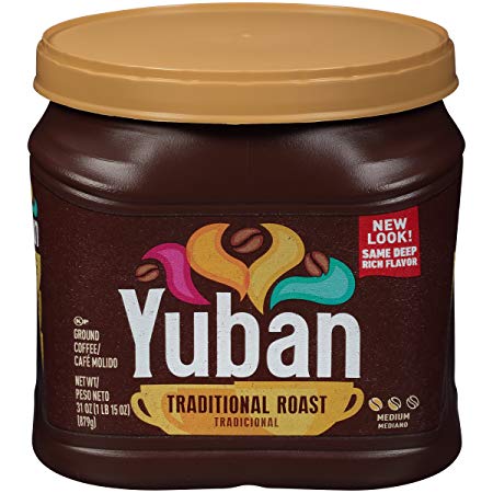 Yuban Ground Coffee Traditional Medium Roast 31 Ounce Canister