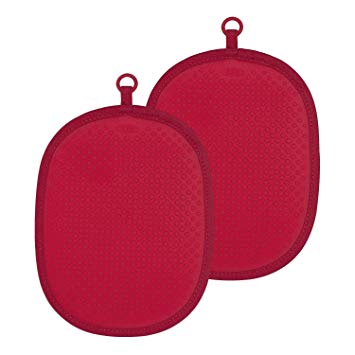 OXO Good Grips Silicone Pot Holder, Red (2 Pack)