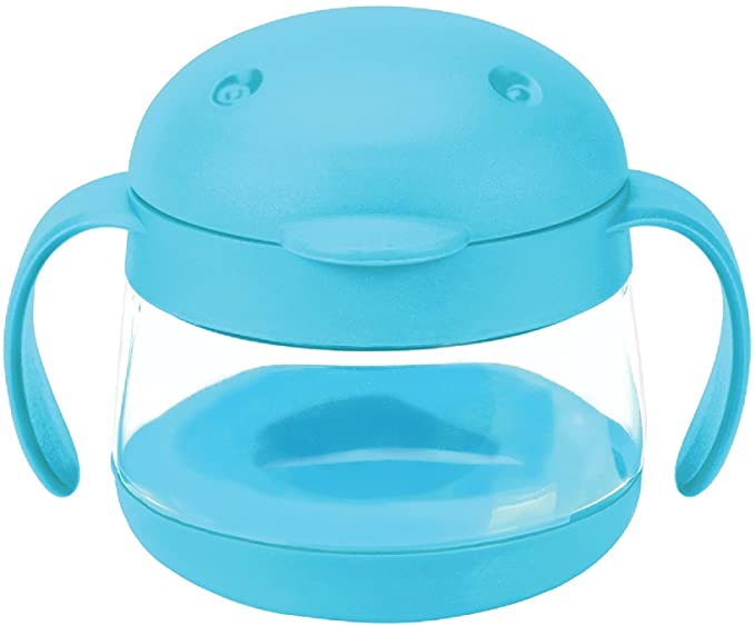 Ubbi Tweat Snack Container, Blue, 9 Ounce