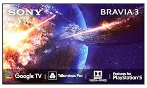 Sony BRAVIA 3 Series 89 cm (75 inches) 4K Ultra HD Smart LED Google TV K-75S30B (Black)