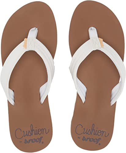 Reef Women's Sandals Cushion Breeze | Synthetic Nubuck Strap with Soft Webbing Liner