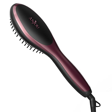 Hair Straightener Brush with Anion Hair Care