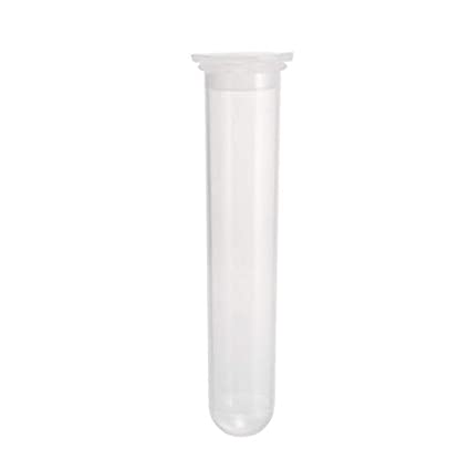 uxcell 50 Pcs 20ml Plastic Centrifuge Tubes with Snap Cap, Graduated Microcentrifuge Tube, Round Bottom, Clear, Storage Container for Beads Yeast Specimen Sample Laboratory