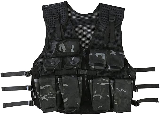 Kombat UK Kid's Assault Vest, BTP Black, One Size