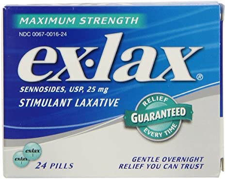 Ex-Lax Max Relief Pills Size 24s Ex-Lax Maximum Strength Laxative