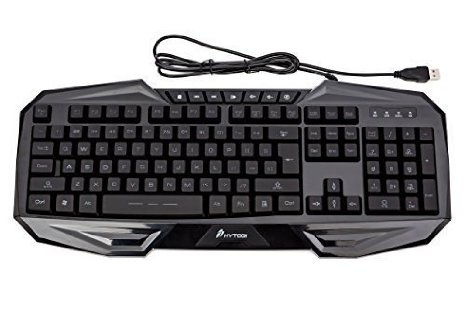 HYTOBI K50 USB Wired Gaming Keyboard with LED Backlighting MEK50-BLU BlackBlue