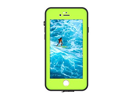 Waterproof case for iphone 7 plus, Iphone 7 plus case, Bolkin hybrid armor Series heavy duty Shockproof Dirt-proof Protective cover Snow-proof Underwater IP68 Waterproof Case for iPhone 7 Plus (Green)