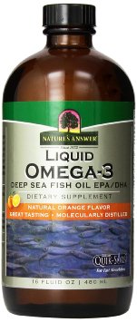 Natures Answer Liquid Omega-3 Deep Sea Fish Oil 16-Fluid Ounces