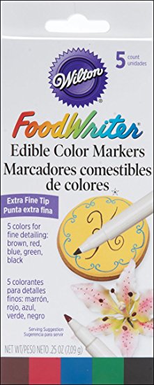 Wilton W609105 Food Writer, Extra-Fine Tip for Edible Color Markers, 0.25-Ounce