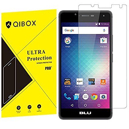 QIBOX BLU-01 HD Screen Protector Anti-shock (Fits better and More Durable than Tempered Glass) Nanoshield HD Clear Shatterproof Protector for HD Phone Anti-bubble