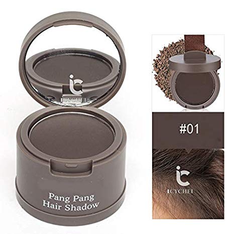 ICYCHEER Waterproof Long Lasting Hairline Shadow Powder Hair Shader Retouching Roots and Hair Perfect and Instantaneous Instant Coverage for Instant Hair (01)