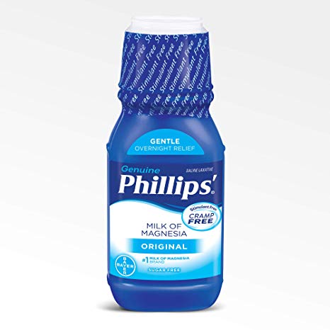 Phillips' Milk of Magnesia Laxative (Original, 12-Fluid-Ounce Bottle)