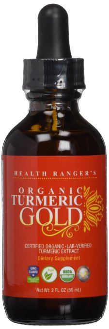 Health Ranger's Organic Turmeric Gold liquid extract 2 fl. oz.