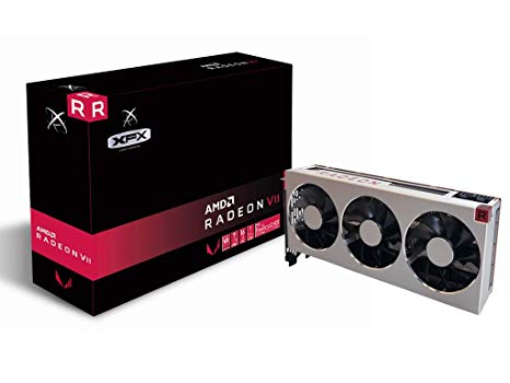 XFX AMD Radeon VII 16GB HBM2, 1750 MHz Boost, 1801 MHz Peak, 3xDP 1xHDMI Pci-E 3.0