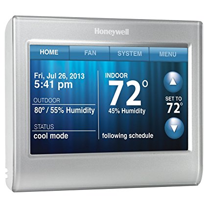 Honeywell RTH9580WF1013/W1 Smart Thermostat, Wi-Fi, Touchscreen