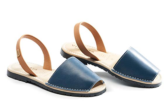 VISCATA Handmade in Spain Menorquina Soft Avarca Premium Leather Sandals