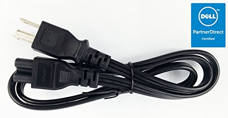 NEW DELL 3 Prong Laptop AC Power Cord Cable Mickey Mouse K260C NEMA 5-15P to C5
