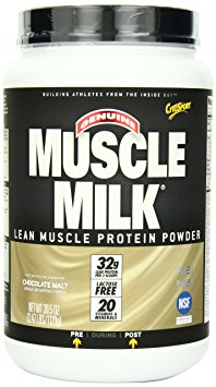 CytoSport Muscle Milk Lean Muscle Protein Powder, Chocolate Malt, 2.47 Pounds