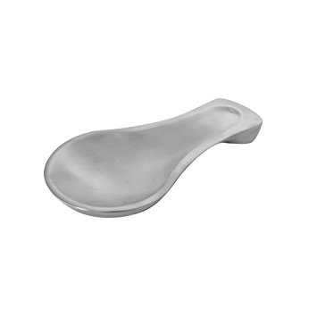 InterDesign Forma Spoon & Spatula Rest for Kitchen Countertops - Brushed Stainless Steel