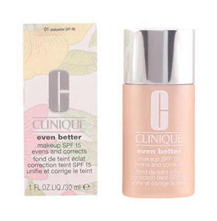 Clinique Even Better Makeup SPF 15 Evens and Corrects 01 Alabaster (VF-N)