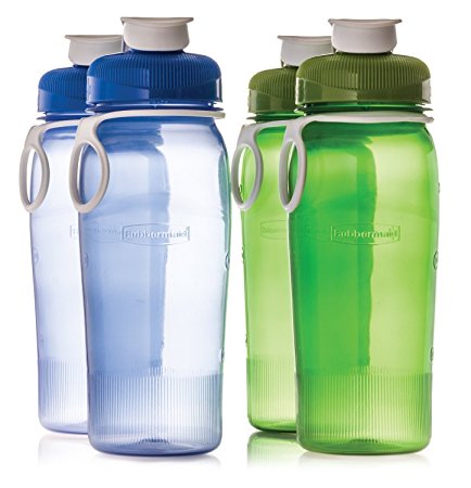 Rubbermaid Refill, Reuse 20-ounce Chug Bottle (4 Pack)