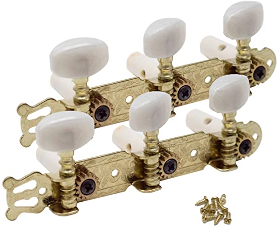 Timiy Classical Guitar Tuners,Tuning Key Pegs/Machine Heads for Classical Guitar,Gold