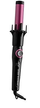Kiss Products Professional Instawave Pink Automatic Hair Curler with Heat Resistant Pouch, 1 1/4 Inch, 1.5 Pound
