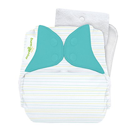 bumGenius One-Size Snap Cloth Diaper 4.0 (Boy Stripe)