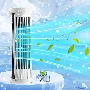 Cooling Tower Fan, Tower Fans That Blow Cold Air, Stand Up Fan for Bedroom With 60°,Tower Fans Oscillating Quiet For Indoors, Bedroom Fans for Cooling And Sleep, 4-Speed Quiet Floor Fan