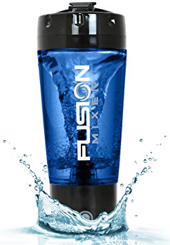 Protein Shaker - Electric Protein Shaker Bottle From Fusion Mixer! This Battery Powered Protein Shaker Bottle Effortlessly Mixes Your Powdered Supplements Using Cyclone Technology To Give You The Smoothest Shake You Have EVER Tasted!