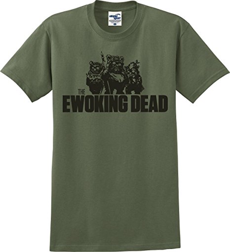 The Ewoking Dead Zombie Walking Dead Star Wars Parody T-Shirt (S-5X)