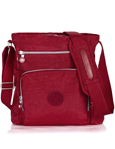 Oakarbo Nylon Crossbody Bag Multi-Pocket Shoulder Bag Versatile Everyday Bag