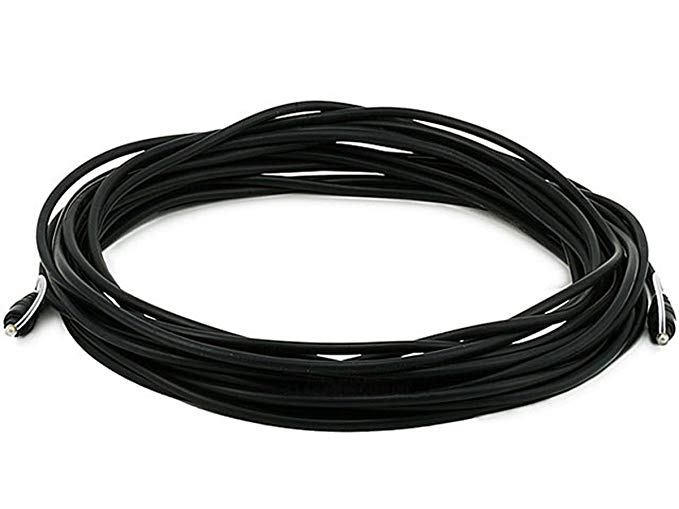 Monoprice 35ft Optical Toslink 5.0mm OD Audio Cable