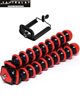 Yantralay 10 inch Lightweight Flexible Gorillapod Tripod with Mobile Attachment for DSLR, Action Cameras, Digital Cameras & Smartphones - RED