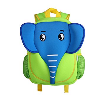 YISIBO Waterproof Kids Backpack 3D Cute Zoo Cartoon Pre School Children Toddler Sidesick Bags