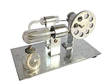 Goodlife623 New Mini Stirling Engine Model Hot Air Steam Powered Toy Physics Experiment