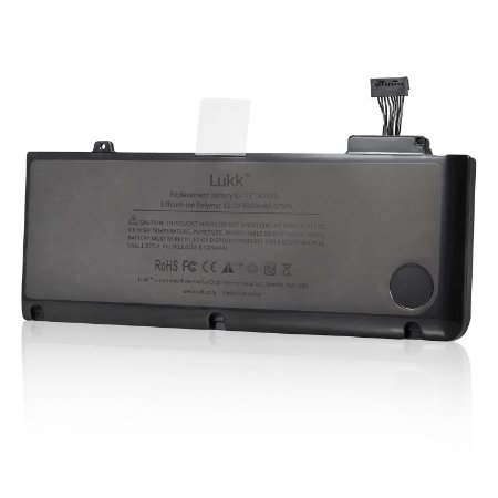 Lukk Q5 A1278 Laptop Battery for Apple A1278 [Mid 2009, Mid 2010, Early 2011, Late 2011, Mid 2012] MacBook Pro 13", Fits MB990LL/A MC374LL/A MC700LL/A MD314LL/A MD101LL/A MB991LL/A MC724LL/A MD313LL/A