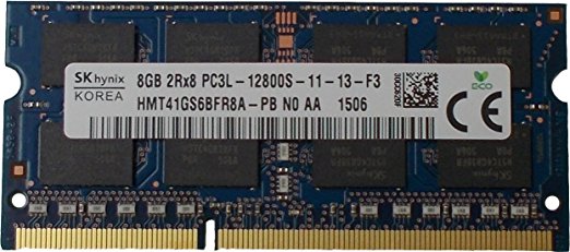 Hynix original 8GB (1 x 8GB), 204-pin SODIMM, DDR3 PC3L-12800, 1600MHz memory module