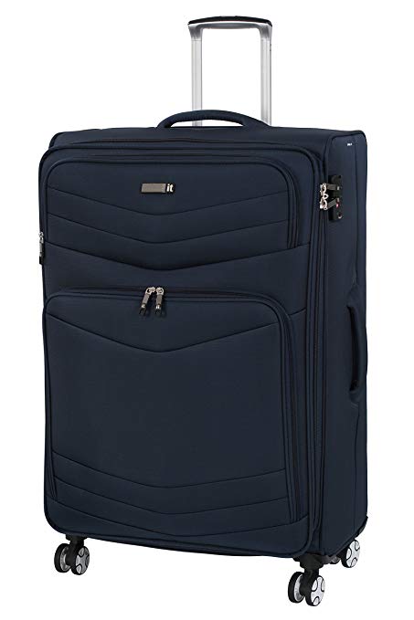 IT Luggage 12-2078A08-64UOL29-S754 The Lite Intrepid 31.7" 4 Wheel Spinner, Bress Blues, Checked - Large