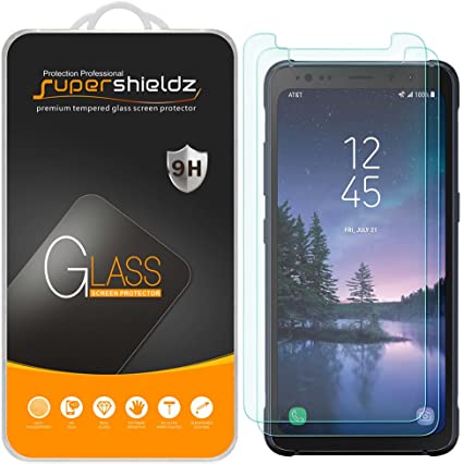 (2 Pack) Supershieldz Designed for Samsung (Galaxy S8 Active) (Not Fit for Galaxy S8 and S8 Plus Model) Tempered Glass Screen Protector, Anti Scratch, Bubble Free